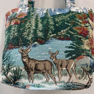 Handmade by Me and Upcycled Colorado Scenic Tapestry Shoulder Bag